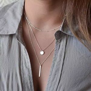‼️3/$30 Boho Silver Multilayer Choker Necklace